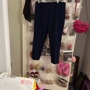 New York & Company Dark Blue Ankle Pants